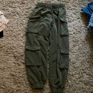 Green cargo pants